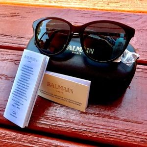 Brand new Balmain Round Acetate Sunglasses